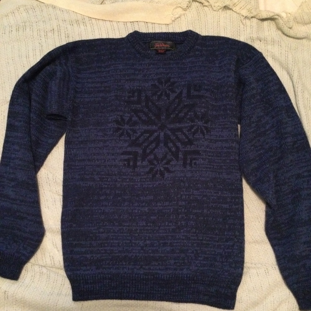 Boys/unisex snowflake design sweater